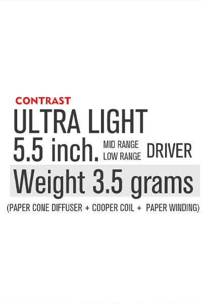 Ultra light paper cone low/mid speaker duffuser. Just only 3.5 gramms weight.