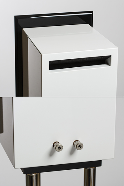 Contrast audio Lens. 2-way book-shelf home speaker system.